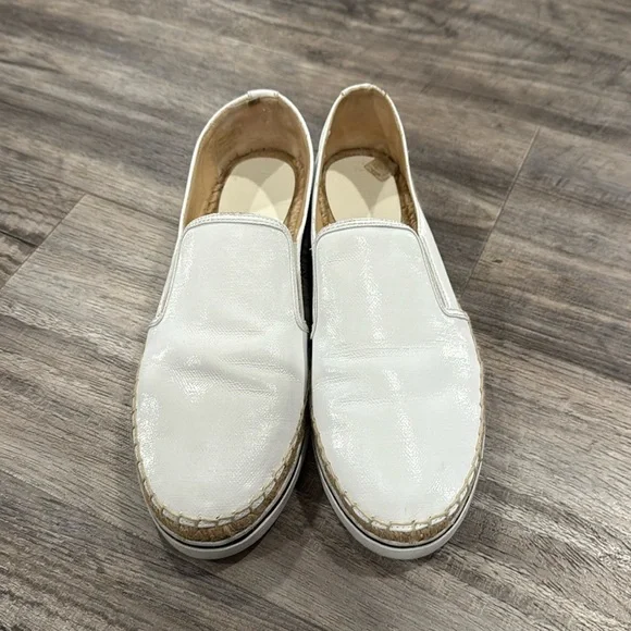 Jimmy Choo Dawn Espadrille Optic White Sneakers Shoes 41